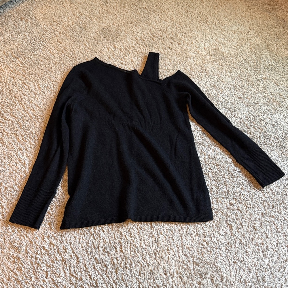 Aqua Cashmere Black Knitwear